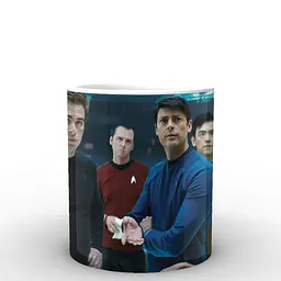 Кухоль GeekLand Зірковий Шлях Star Trek Зірковий шлях актори ST.02.008.954 330 мл білий - мініатюра 2