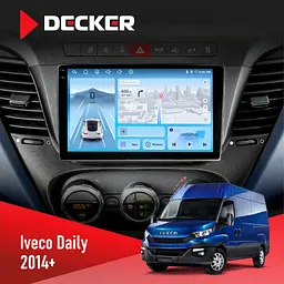 Штатна магнітола Iveco Daily 2014+ Decker D9-010 6x128, DSP, 4G, 2K Decker (НФ-00007630)