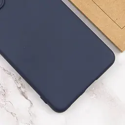 Чохол TPU Getman Liquid Silk Full Camera для Motorola Moto G32 Синій / Midnight Blue - мініатюра 3