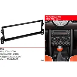Перехідна рамка Mini One (R50), Cooper (R50), Cooper S (R53), Cabrio (R52) ACV 281023-02 - мініатюра 5