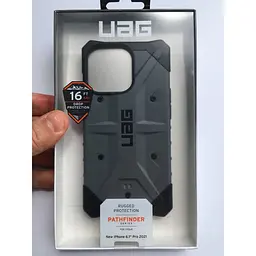 Оригінальний протиударний чохол UAG Pathfinder для iPhone 13 Pro (6.1") Silver (113157113333) - мініатюра 10