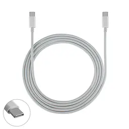 Блок живлення для ноутбука APPLE TYPE-C 61W білий (з кабелем!) (A1718) - мініатюра 5