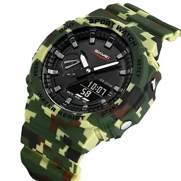 Наручний годинник чоловічий 2351CMGN Camo Green Skmei acs0029982 - мініатюра 2