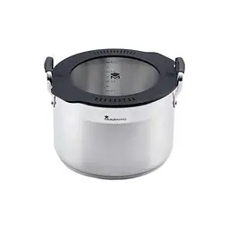 Кастрюля с крышкой MasterPro Smart BGEU-3779 24 см 7.21 л серая