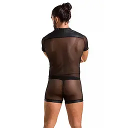 Сексуальний чоловічий сет Passion - 052 SET MICHAEL black, XXL\XXXL - мініатюра 2