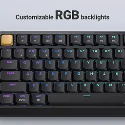 Клавіатура Keychron J1 82Key K pro Brown WL/BT/USB-A QMK Hot-swap EN/UKR RGB Black (J1-H3-UA) - мініатюра 3