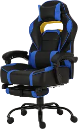 Геймерське крісло GT Racer чорне із синім (X-2748 Black/Blue) - мініатюра 3