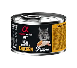 Вологий корм для котів Alpha Spirit Chicken Adult Cat з куркою 200 г as311209