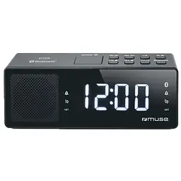 Радіо-годинник з USB Muse чорний (M-172 BT) - мініатюра 2