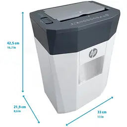 Знищувач документів HP OneShred Auto 80CC, A4, 80g х 8 листів, 4.3x12, 15 л., P-4 - мініатюра 6