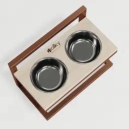 Hollky Flex S — миски на регульованій підставці для маленьких собак (2 × 0.450 л) - мініатюра 7