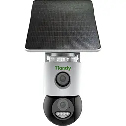 IP камера Tiandy TC-H363U Spec:W/4G/U/SE/4mm/V4.0, 6MP, Fixed Color Maker 4G PT, 4mm, f/1.0, LED20m, DC5V, Batt.10400mAh, Solar panel, IP65, Speaker
