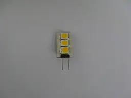 Лампа Brille світлодіодна LED G4 0.6W 3 pcs WW LF AC12V SMD5050 - мініатюра 2