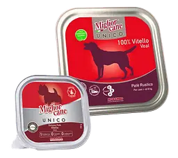 Вологий корм для собак Morando MigliorCane Unico 100% телятина 300 г х 12 шт.