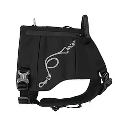 Шлейка для собак Truelove TLB2251 світловідбивна, з водонепроникної тканини Cordura, регульована Чорний, S - мініатюра 3