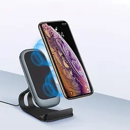 Бездротовий зарядний пристрій ColorWay Wireless Stand 10W Blue (CW-CHW30Q-BL) - мініатюра 7