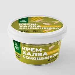 Паста з насіння соняшника (крем-халва) з медом і морською сіллю 500 г., без доданого цукру, консервантів