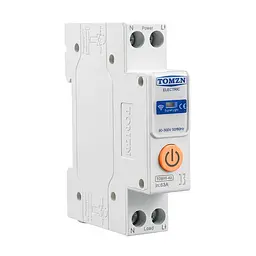 Розумний автоматичний вимикач з Wi-Fi (Tuya) TOMZN TOB9S-63 63A (51-00111) - мініатюра 3