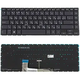 Клавіатура для ноутбука ASUS (W700 series) rus чорний без фрейму підсвічування клавіш