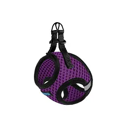 Шлея для собак Barksi Mesh Vest 3D сітка фіолетова 3XS 24-26 см - мініатюра 3
