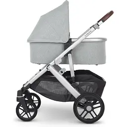 Прогулянкова коляска Uppababy Cruz V2 - JAKE + люлька Uppababy Carrycot-Stella Grey Brushed Melange Silver Frame - мініатюра 7