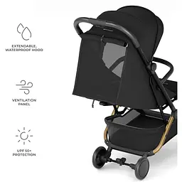 Коляска прогулянкова Kinderkraft Pilot 2 Midnight Black (SPILO02BLK0000) - мініатюра 14