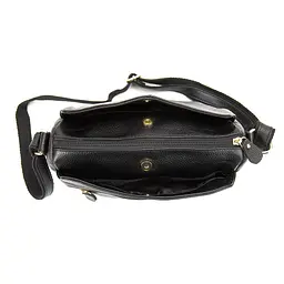 Жіноча шкіряна сумка чорна Riche NM20-W828A - мініатюра 5
