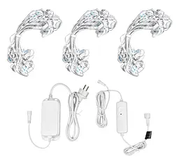 Twinkly Гірлянда Smart LED Twinkly Permanent Light RGB 72 IP65 кабель білий - мініатюра 2