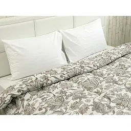 Ковдра Руно - Comfort+ Luxury вовняна бязь всесезонна молочна двоспальна 172x205 см 300 гр/м2 (22640) - мініатюра 5