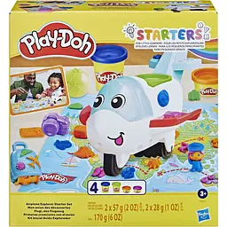 Ігровий набір з пластиліном Hasbro Play-Doh Літак-дослідник (F8804)