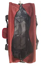 Дорожня сумка-лоукост Carbon 6300 колір бордовий