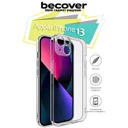 Чохол до мобільного телефона BeCover Apple iPhone 13 Transparancy (706982) - мініатюра 1