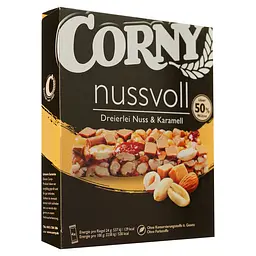 Батончик Corny злаковий з горіхами та карамеллю 96 г - мініатюра 2