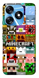 Чохол Demsky Minecraft collage для TECNO Spark 10 Pro