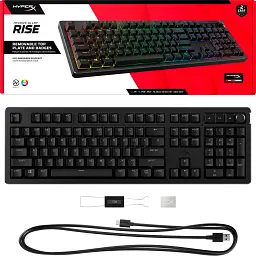 Клавіатура HyperX Alloy Rise PBT HX Red UA Black (7G7A3AA) [116816] - мініатюра 12