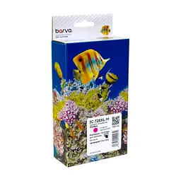 Картридж Barva HP 728XL/F9J66A, ver. U1-U30, 130 мл, Magenta (IC-728XL-M)