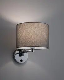 Бра, настінний світильник Nowodvorski 11788 Hotel Mood E14 1x10W IP20 сірий - мініатюра 2