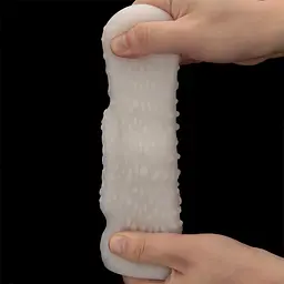 Мастурбатор - Knights Ring Vibrating Dual Purpose Sleeve-Drip - мініатюра 10