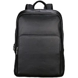 Шкіряний рюкзак для ноутбука на два відділи Vintage 20906_1 чорний