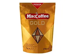 Кава розчинна MаcCoffeе 200г Gold д/п