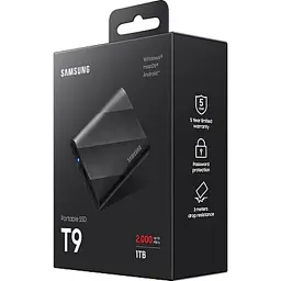 Накопичувач SSD USB 3.2 1TB T9 Samsung (MU-PG1T0B/EU) - мініатюра 11