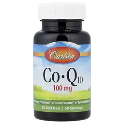 Коензим Q-10 CoQ10 100 mg 60 рідких капсул Carlson vit0005717