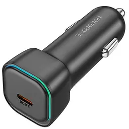 АЗП Borofone BZ28A Trophie PD30W+QC3.0 (1USB-A/1C) Black - мініатюра 5