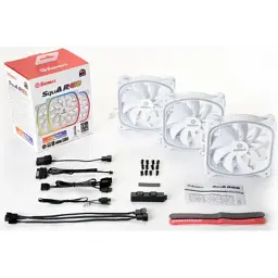 Кулер до корпусу Enermax SQUA RGB WHITE 3x 120 mm (3 PACK) (UCSQARGB12P-W-BP3) - мініатюра 6