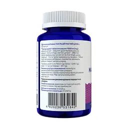 Кальцій, магній, цинк Sunny Caps Calcium Magnesium Zinc 60 капсул - мініатюра 2