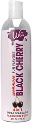 Зігрівальний лубрикант на водній основі Wet Warming Black Cherry 4 in 1, без цукру (118 мл)