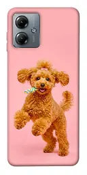 TPU чохол Demsky Happy poodle для Motorola Moto G14