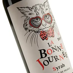 Вино La Bonne Journee Syrah IGP Pays d'Oc червоне сухе 0.75 л - мініатюра 5