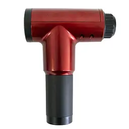 Перкусійний масажер для тіла електричний масажер пістолет 24W Massage gun бордовий - мініатюра 6