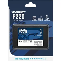 SSD накопичувач Patriot P220 1TB (P220S1TB25) [119377] - мініатюра 4